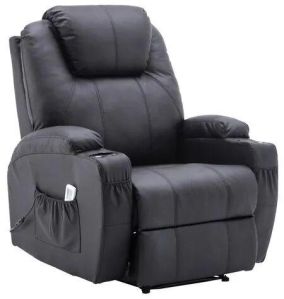 Black Manual Recliner Chair