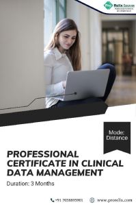 Professional Certificate in Clinical Data Management