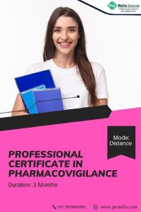 Professional Certificate in Pharmacovigilance