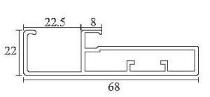 68mm Handle Profile