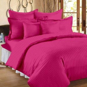 Rekhas Premium Satin Dark Pink Bedsheets