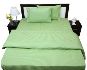 Rekhas Premium Satin Green Bedsheets