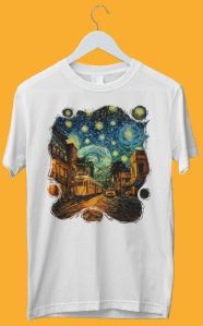 White City Light Printed Unisex T-Shirt