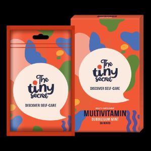 The Tiny Secret's Multivitamin Fit Mints Bubblegum Flavour