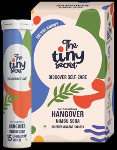 The Tiny Secret's Hangover Fizz Nimbu Soda Flavour