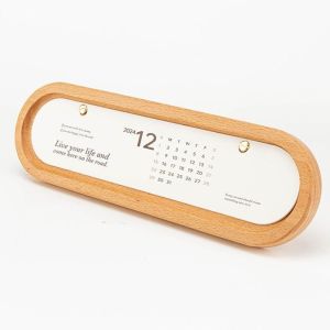 wooden calendar stand