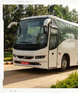 Volvo bus rental in Delhi