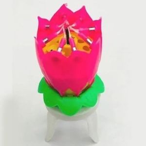 Musical Flower Birthday Candle