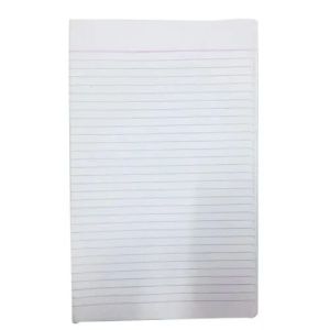 ruled paper sheet