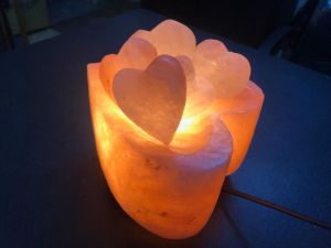 Himalayan Salt Heart Shaped Salt Lamp