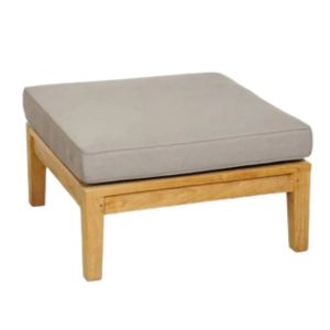 Square Wooden Ottoman