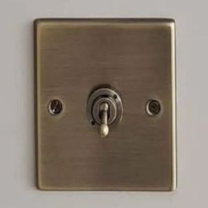 Brass Toggle Grid Switch