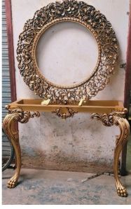 Brown Wooden Dressing Table