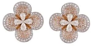 Marquise Pear Diamond Modern Earrings