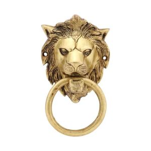 Brass Lion Mouth Door Knocker