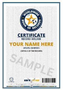 World records Registrar