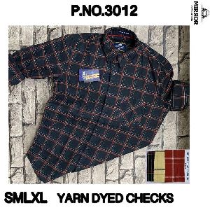 Mens Yarn Dyed Check Shirt