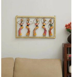 Dancing Women Metal Wall Art