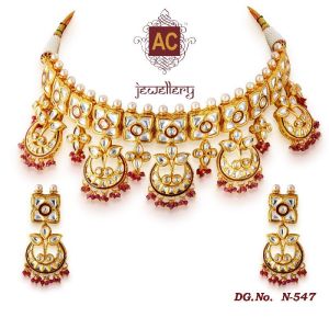 artificial kundan bridal jewelry