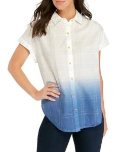 Ladies Printed Cotton Shirt