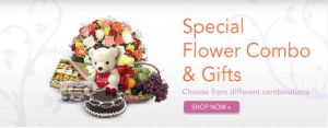 low cost flower gift combos