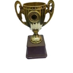 Gold Plated Award Trophy