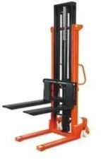 Manual pallet stacker