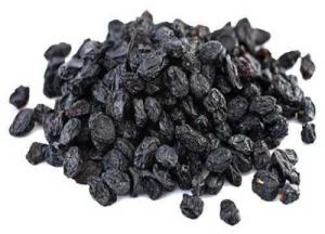 Round Black Raisins