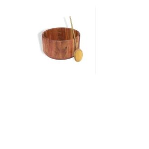 wooden salad bowl