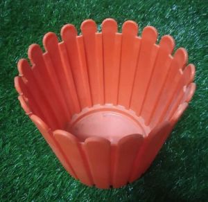 Red Plastic Pot