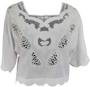 Girls Cotton Crop Night Top