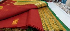 Pure Cotton Nauvari Saree