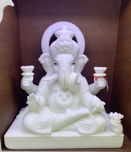 Marble Lord Ganesha Stone Statue