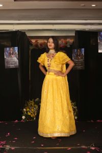 Yellow Lehenga Choli