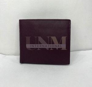 GW004 Mens Burgundy Leather Wallet