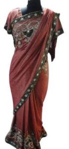 Georgette Embroidered Saree