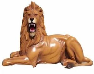 Fiber Lion Statue