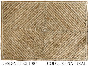 TEX 1007 Natural Jute Rug