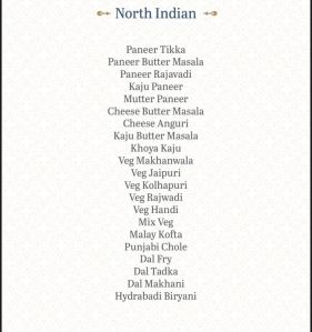 North Indian Ready to eat food