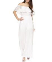 bardot White jumpsuit