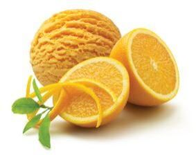 orange ice cream