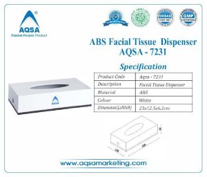 ABS Facial Tissue Dispenser - AQSA 7231