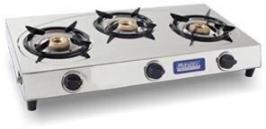 Three Burner SS LPG Stove