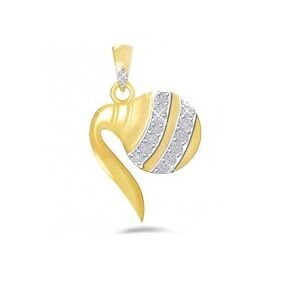 Diamond Gold Aquarius Pendant
