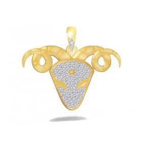 Diamond Gold Capricorn Pendant
