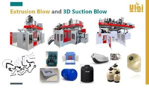 3D suction blow molding machine