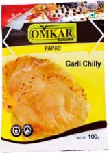 Omkar Garlic Chilli Papad