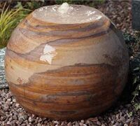 Sphere Hollow Rainbow Sandstone