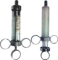 CONTROL GLASS SYRINGES WITH 3 FINGER RING