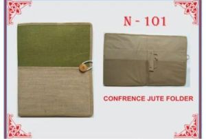 Jute Promotional Folder